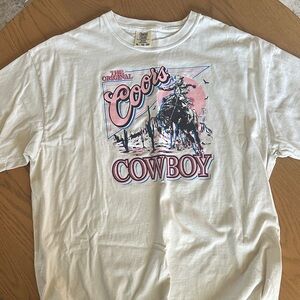 Comfort Colors White Cowboy Graphic Tee